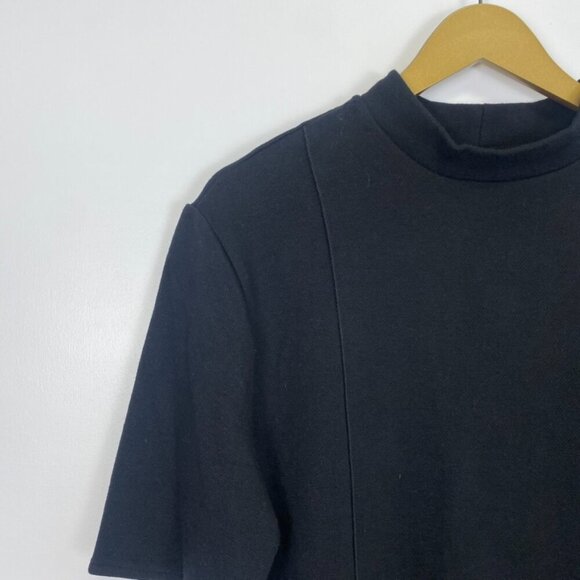 Zara Black Knit Sweatshirt Dress - Picture 2 of 10